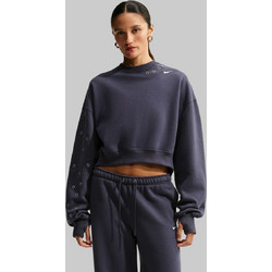 Nike Studio Γυναικείο Αθλητικό Crop Top Ανθρακί IX7045-013