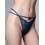 Milena By Paris Γυναικείο Sexy String με Δαντέλα Navy Μπλε 6978