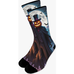 NODO Halloween Gentleman Ανδρικές Κάλτσες Ψηλές με Σχέδια Πολύχρωμες PR10116