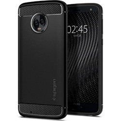 Spigen Rugged Armor Back Cover Black (Motorola Moto G6 Plus)