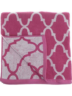 Inart Trend Fucshia Πετσέτα Θαλάσσης Ροζ 80x160cm 5-46-532-0005