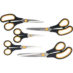 COMPASS Scissors multipurpose, set of 5pcs (76314)