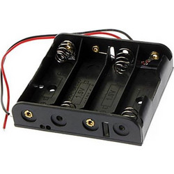 BATTERY HOLDER 4 X MIGNION AA LR6 ΜΠΑΤΑΡΙΟΘΗΚΗ ΒΗ0017A