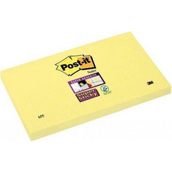 3M Χαρτάκια 3Μ Post-It Κίτρινα 127X76εκ 90Φύλλα 076655100