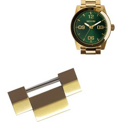 NIXON CORPORAL EXTRA LINK SS GOLD