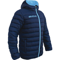 Givova Giubbotto Olanda Ανδρικό Μπουφάν Χειμωνιάτικο Puffer Navy Μπλε G013-0424