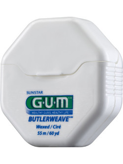 Gum Butlerweave 1155 Κερωμένο Οδοντικό Νήμα 55m