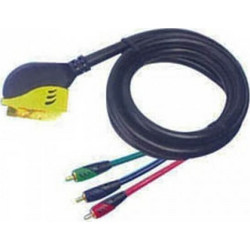 D&S AV Cable Scart male - 3x RCA male 1.5m (APV1010Z)