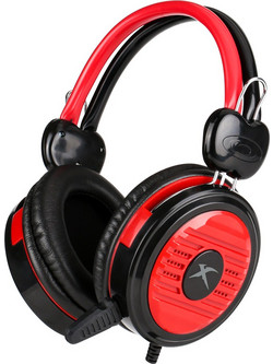 Xtrike-me HP-308 Gaming Headset Over Ear Black Red