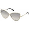 Tom Ford FT0569 28C Γυναικεία Γυαλιά Ηλίου Πολυγωνικά Μεταλλικά Ασημί με Μαύρο Φακό Tom Ford FT0569 28C Γυναικεία Γυαλιά Ηλίου Πολυγωνικά Μεταλλικά Ασημί με Μαύρο Φακό