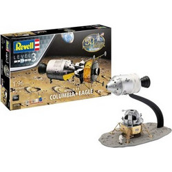 Revell Apollo 11 Columbia & Eagle Συναρμολογούμενο Πλαστικό Μοντέλο Διαστημικού Οχήματος 1:96