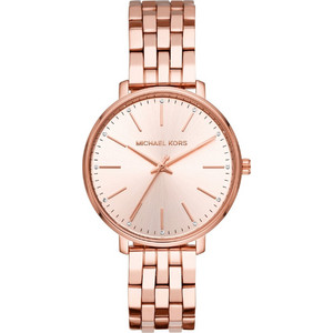 Michael Kors Pyper Γυναικείο Ρολόι με Ροζ Μεταλλικό Μπρασελέ MK3897
