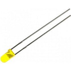 Led mini 3mm Κίτρινο (OEM)