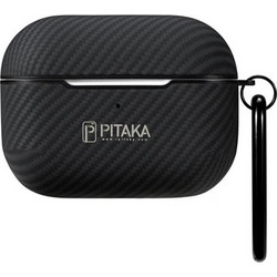 Θήκη Pitaka AirPal Mini Pro για Apple AirPods Pro - ΜΑΥΡΟ coarse grained - APM3001