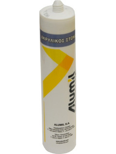 Ακρυλικός στόκος Alumil 280ml λευκός
