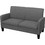 vidaXL Διθέσιος Καναπές Γκρι 135x65x76cm 244709