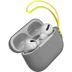 Θήκη για AirPods Pro Σιλικόνης Gel Protector - 4955 - Γκρι - Baseus