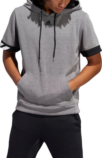 Adidas cross up short sleeve clearance hoodie