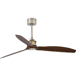 Faro Barcelona Just Fan 33398A Ανεμιστήρας Οροφής 128cm 32W με Τηλεχειριστήριο Καφέ