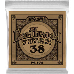 Ernie Ball 1838 Earthwood Χορδή Ακουστικής Κιθάρας Phosphor Bronze 38"