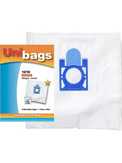 Unibas 1210 Blue Σακούλες Σκούπας 5τμχ Συμβατές με Σκούπα Juro-Pro / Morris / Ufesa