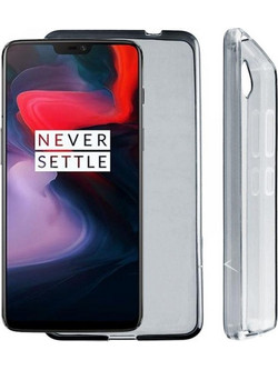 Volte-Tel Slimcolor Air TPU Back Cover Transparent Grey (OnePlus 6)