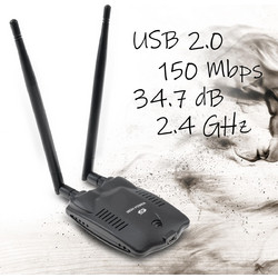 1218.054 Ασύρματος USB Αντάπτορας Δικτύου 150Mbps