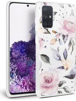 Tech-Protect TPU Case Samsung Galaxy A41- Floral White
