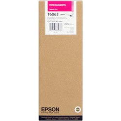 Epson T6063 Vivid Magenta Μελάνι Εκτυπωτή Inkjet C13T606300