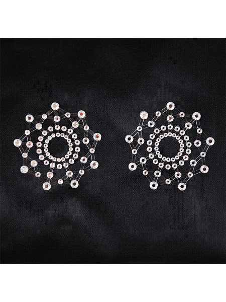 FETISH ADDICT SNOWFLAKE NIPPLE COVERS WHITE - ΚΑΛΥΜΜΑΤΑ ΘΗΛΩΝ ΝΙΦΑΔΕΣ ΑΣΠΡΑ