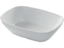 ΠΙΑΤΟ ΟΡΘΟΓΩΝΙΟ 20cm PC ΛΕΥΚΟ GP-KK20 / 2696
