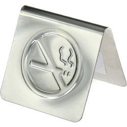 Ταμπελάκι Ανοξείδωτο No Smoking 6εκ