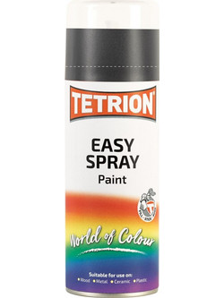 Tetrion Easy Spray Σπρέι Βαφής Black Satin 400ml