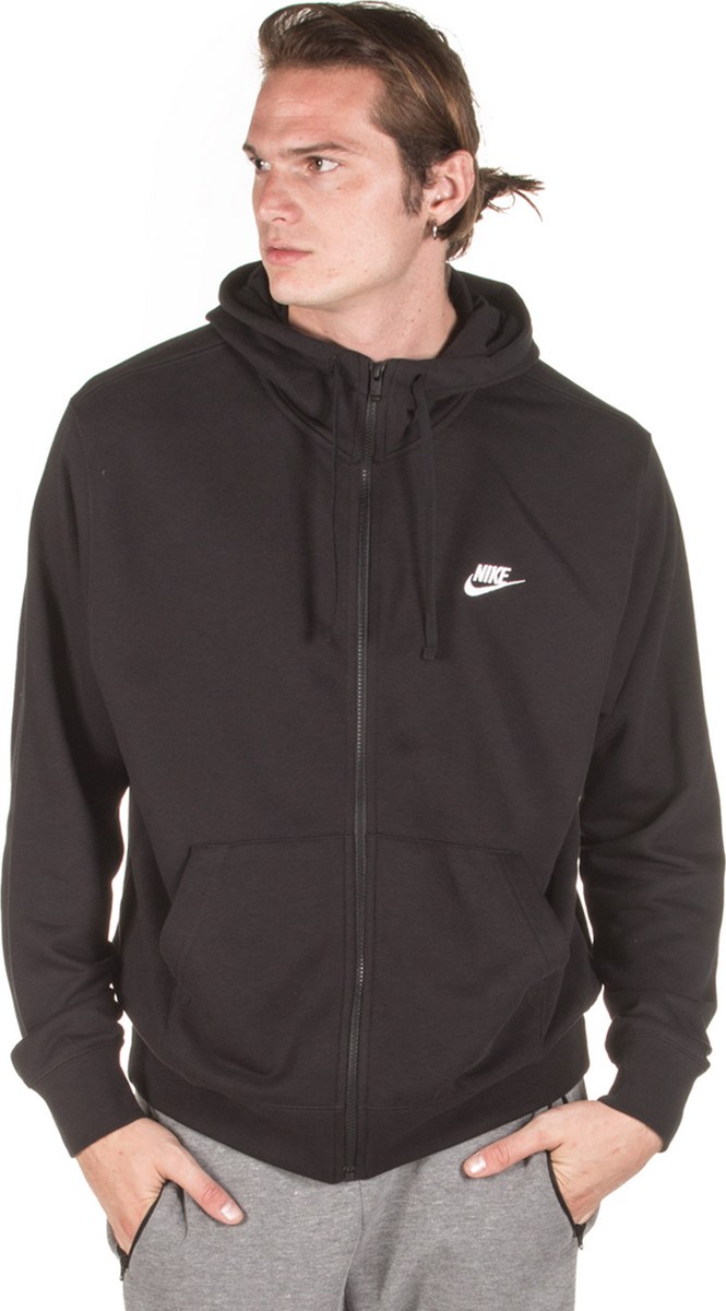 nike club full zip hoodie