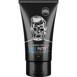 Barber Pro Face Putty Black Peel-Off Μαύρη Μάσκα Προσώπου για Καθαρισμό & Μαύρα Στίγματα με Άνθρακα 40ml
