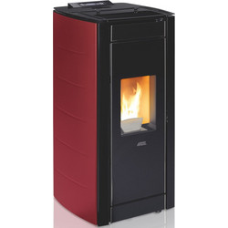 Artel 98 Elite Hermetic 10C 10 Kw Bordeaux Σόμπα Pellet Αερόθερμη 10kW