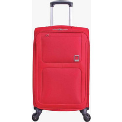 Bartuggi 722-119 Βαλίτσα Μεγάλη 78x47x35cm με 4 Ρόδες Κόκκινη