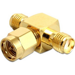Delock SMA jack to SMA plug to SMA jack T-shape (88711)