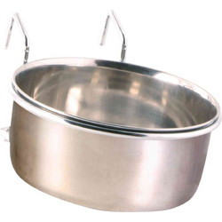 Ανοξείδωτο Πιάτο με Βάση Trixie Διάμετρος:12cm, 600ml