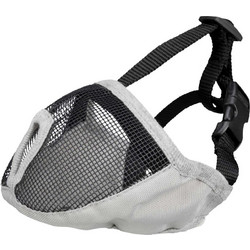 Φίμωτρο Trixie Medium, Γκρι, Ιμάντας Κεφαλιού: 40cm