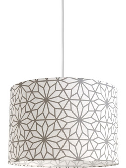 Veis Hesperis Geometric Floral Dark Grey 201.156 Κρεμαστό Φωτιστικό Οροφής Γκρι