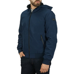 Biston Ανδρικό Μπουφάν Χειμωνιάτικο Bomber Navy Μπλε 44-201-064
