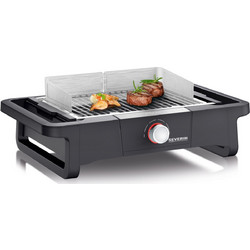 Severin PG 8123 Ηλεκτρική Ψησταριά Σχάρας 2500W με Ρυθμιζόμενο Θερμοστάτη 41.5x24cm