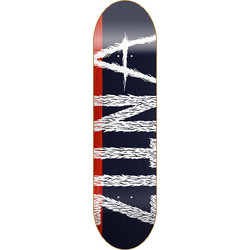 Antiz Skateboards U Team Big Script Series Navy 7.875