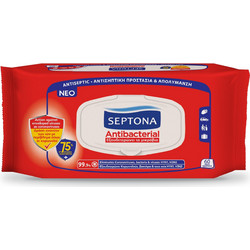 Septona Ethanol Αντισηπτικά Μαντηλάκια Χεριών 60τμχ