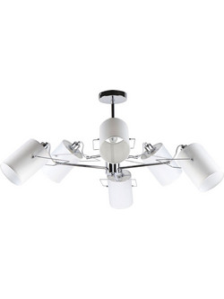 Home Lighting KQ 2654/6 Κρεμαστό Φωτιστικό Οροφής Πολύφωτο Λευκό 77-8101