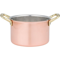 CU Artigiana 14x8. Χάλκινη Κατσαρόλα 5cm 1.25lt