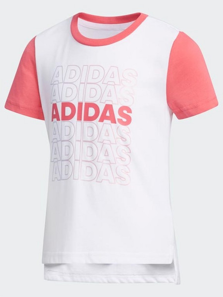 Adidas Παιδικό T-Shirt Κοντομάνικο Λευκό EH4082