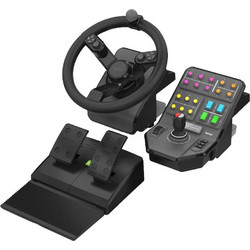 Logitech G Saitek Farm Sim Controller Bundle Τιμονιέρα 900° με Ταχύτητες & Πετάλια για PC