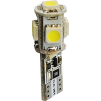 M-tech W5W LED Λευκό 5 SMD 12V 2τμχ